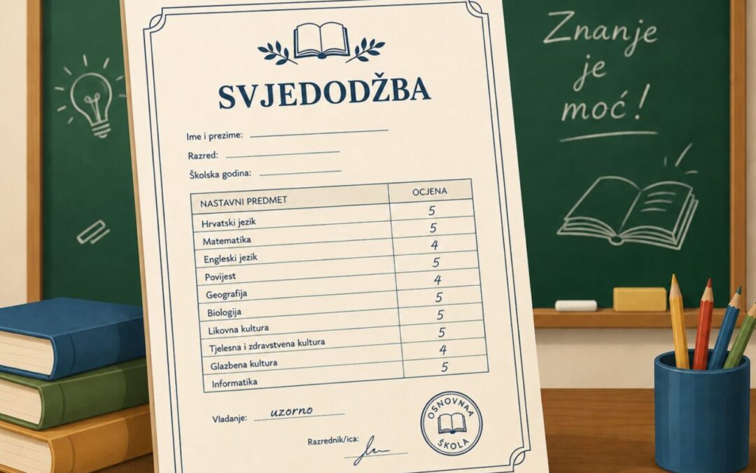 Podjela svjedodžbi